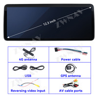 ZWNAV 12,3 pouces Carplay pour Honda Accord 2018-2022, navigation GPS de voiture, lecteur multimédia vidéo, écran tactile, autoradio