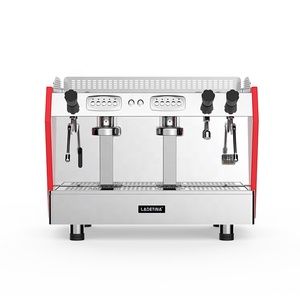 Cafetera Eléctrica 3 en 1 Programable, Máquina de Capuchino de Dos Grupos, Acero Inoxidable para Uso Doméstico y Hotelero, Tienda Directa de China - Product Image 2