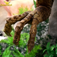 Eğlence parkı robotik dinozorlar gerçekçi Animatronic dinozor kafası