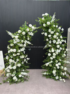 Châu Âu rừng phong cách trang trí đám cưới sừng vòm làm bằng tay hoa nhân tạo đám cưới vòm cây xanh sắp xếp - Product Image 6