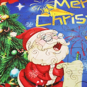 Casse-tête en bois unique en Legno Sono I Migliori Regali Per Adulti E Bambini. Donnez votre avis pour Pezzo Unico Di Puzzle Di Forma Eterna <span class=keywords><strong>Babbo</strong></span> Natale - Product Image 3