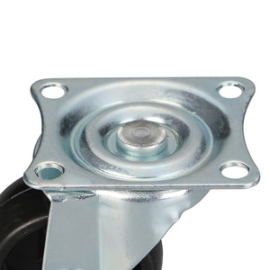 1.5-Inch Flat Bottom Swivel <b>Caster</b> <b>Wheel</b> With Bolt Hole Mounting For Furniture And Clothes Racks - Product Image 1