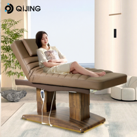 Lit de spa électrique de luxe en cuir pour le visage Esthéticienne de beauté Camilla Lit Chaise de cosmétique Commutateur de salon Canapé de cosmétologie