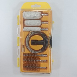 9 Pieces Equipment Cleaning Kit Portable <b>Cable</b> Brush Set Steel Wire Brush Cotton Mop Storage Box <b>Outdoor</b> Maintenance Accessories - Product Image 2