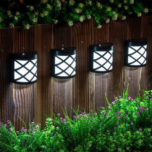 Lámpara Solar de Pared de 6 LED, Luces Solares Impermeables para Exteriores, Decoración de Jardín, Cercas, Patio, Iluminación de Escaleras, Caminos, Porche - Product Image 2