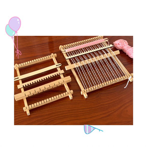 Kit de <span class=keywords><strong>métier</strong></span> <span class=keywords><strong>à</strong></span> <span class=keywords><strong>tisser</strong></span>, mini <span class=keywords><strong>métier</strong></span> <span class=keywords><strong>à</strong></span> <span class=keywords><strong>tisser</strong></span> <span class=keywords><strong>en</strong></span> <span class=keywords><strong>bois</strong></span> pour étiquettes, <span class=keywords><strong>métier</strong></span> <span class=keywords><strong>à</strong></span> <span class=keywords><strong>tisser</strong></span> manuel DIY, adapté aux gants, aux tapisseries et aux sous-verres, idéal pour les enfants - Product Image 1