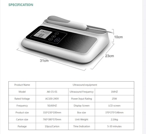 Mesin Terapi Fisik <span class=keywords><strong>Ultrasound</strong></span> Genggam 1MHZ untuk Hewan - Product Image 6