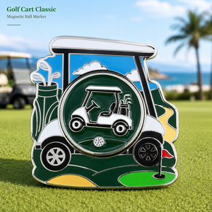 Magnetic <b>Golf</b> Ball Marker with Custom Irregular Shape and Removable Center Marker for Corporate <b>Golf</b> Gifts - Product Image 1