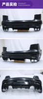 Pare-chocs arrière pour Mitsubishi Lancer Evo 10, kit carrosserie, couvre-pare-chocs arrière, pièces de modification pour course automobile