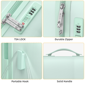 Ensemble <span class=keywords><strong>de</strong></span> bagages rose élégant MGB, ensemble <span class=keywords><strong>de</strong></span> <span class=keywords><strong>2</strong></span> pièces mignon, valise <span class=keywords><strong>cabine</strong></span> rigide en PC avec sac à main, roulettes pivotantes, ensemble <span class=keywords><strong>de</strong></span> <span class=keywords><strong>valises</strong></span> <span class=keywords><strong>de</strong></span> maquillage pour fille - Product Image 4
