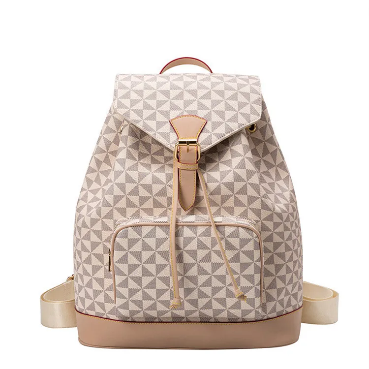 Wholesale Designer Backpacks Famous Brands Ladies Luxury Handbags Women's Backpacks with Drawstrings