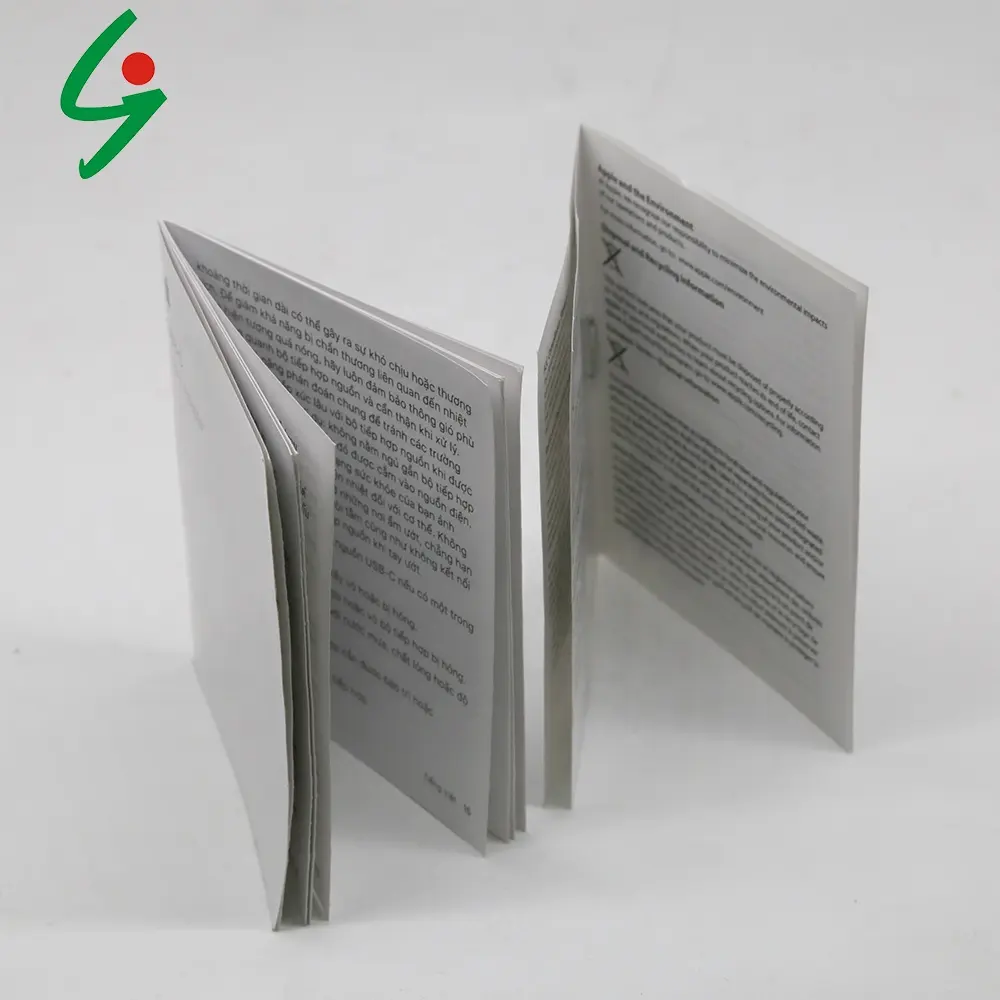 Impresión de papel personalizado, libros y folletos
