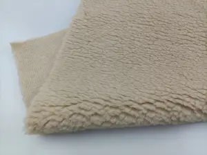Tessuto in pelliccia sintetica Sherpa soffice pile imitazione per ometextile/indumento/giocattoli