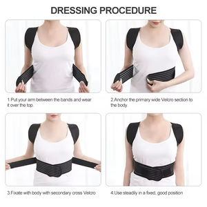 FSPG Nuevo <span class=keywords><strong>Estilo</strong></span> Cinturón <span class=keywords><strong>de</strong></span> Soporte Lumbar Ajustable para Alivio del Dolor <span class=keywords><strong>de</strong></span> Espalda <span class=keywords><strong>Corrector</strong></span> <span class=keywords><strong>de</strong></span> Postura - Product Image 3