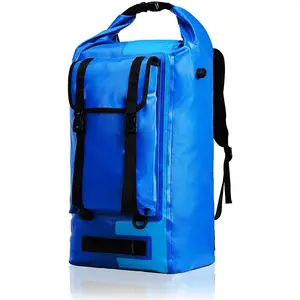 Extra Large Waterproof Backpack Gear For Men Women 60L 150LRoll Top Dry Bags Duffel For Kayaking Hiking Travel Camping