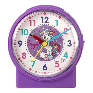 Purple <b>Unicorn</b> Alarm <b>Clock</b> JA7113 CF L - Product Image 1