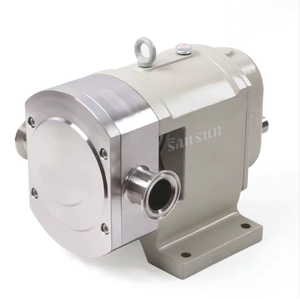 Sanitary 316L Food Transfer <b>Pump</b> Lobe Rotor <b>Pump</b> Honey Rotary <b>Pump</b> High Viscosity Medium High Without Motor - Product Image 2
