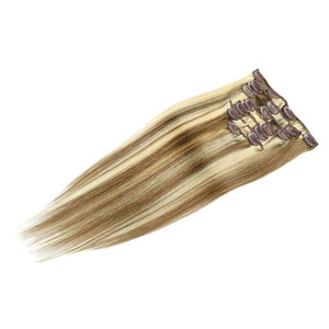 <span class=keywords><strong>Extensiones</strong></span> <span class=keywords><strong>de</strong></span> <span class=keywords><strong>Cabello</strong></span> Humano Liso <span class=keywords><strong>de</strong></span> 24 Pulgadas, Color Piano 5Q 613, Remy Virgen, con Clip, Sin Costuras, Doble Trama, Tejido a Máquina, Venta al por Mayor - Product Image 5