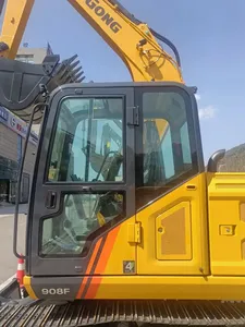 Prix d'usine – Nouvelle pelle sur chenilles 908F jaune, excavatrice hydraulique midi 8 tonnes, équipement de construction - Product Image 4