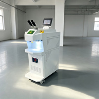 Machine de soudage au laser YAG pulsé portable pour la fabrication et la réparation de bijoux professionnels