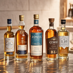 Botellas de whisky vodka Gin de cristal personalizables para licores de marca propia - Product Image 6