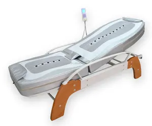 热石天然玉辊热物理红外疗法脊柱电动自动全身按摩床