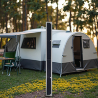 Panneau solaire OEM personnalisé 12V 7.5W à film mince ETFE, technologie PERC à demi-cellule de type N, bande flexible longue pour vérandas / camping