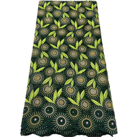 Tissu en dentelle guipure de luxe NI.AI avec pierres, dentelle suisse en coton, tissu en dentelle de coton africain pour femmes africaines, idéal pour les fêtes