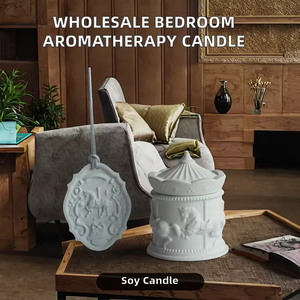 Bougie d'aromathérapie professionnelle en cire de soja en gros pour chambre à coucher, lumière longue durée parfumée pour décorations du Nouvel An - Product Image 2