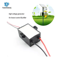 Puissant Destructeur d'Insectes Électronique d'Extérieur Marque Tianwang TW, Générateur Haute Tension 15KV, Entrée 12V, Tue-Moustiques