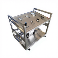 Banc d'essai Suncenter personnalisable OEM pour pompe à piston pneumatique haute pression, booster de gaz à oxygène entraîné par l'air