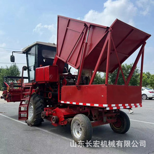 Multifunctional Combine <b>Harvester</b> For <b>Corn</b> Wheat Harvesting With Gear Drive Green Color - Product Image 3
