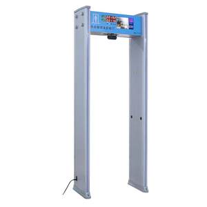 Porta de Segurança com Detecção de Metais Inteligente de Alta Precisão Guangbao, Detecção em 33 Zonas, Tela Touch de 7 Polegadas para Escola, Hospital, Prisão - Product Image 4