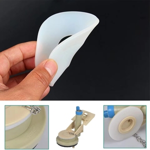 Diaphragme de joint de rondelle de soupape de chasse en silicone clair pour <span class=keywords><strong>TOTO</strong></span> soupape de chasse de remplacement joint de rondelle de mer pièce de réservoir de toilette - Product Image 6