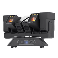 Cabeza móvil LED profesional con matriz RGBW 4 en 1, efecto de haz con Aura Glow, 5 o 6 lentes, luz de escenario multiefecto para conciertos, discotecas y fiestas