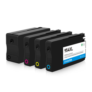 Cartouches compatibles <span class=keywords><strong>HP</strong></span> 954XL pour <span class=keywords><strong>OfficeJet</strong></span> <span class=keywords><strong>Pro</strong></span> 7720 7740 <span class=keywords><strong>8210</strong></span> 8216 8702 8710 8715 8720 - Encre noire 55 ml / Couleur 25 ml - Product Image 1