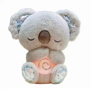 Peluche HY7 Capybara Lumineuse et Sonore, Jouet Respirant <span class=keywords><strong>pour</strong></span> Bébé, Poupée Apaisante <span class=keywords><strong>pour</strong></span> le Sommeil des Bébés - Product Image 4