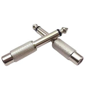 Adaptador de audio de 6.5mm a RCA hembra, conector para teléfono, colgante libre en línea de 6mm - Product Image 3