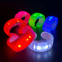 Nouveau bracelet lumineux LED télécommandé rechargeable avec logo personnalisé, idéal pour les festivals de musique et les concerts