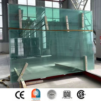 Verre trempé de qualité d'usine, sécurité, 10 mm, 12 mm, verre trempé homogène, bord poli, table basse en verre