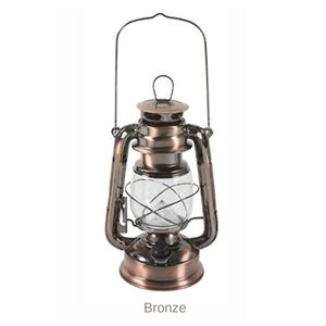 Lampada <span class=keywords><strong>a</strong></span> Olio Vintage in Ferro con Vetro, Lampada Portatile da Campeggio Ricaricabile, Lanterna LED <span class=keywords><strong>a</strong></span> Fiamma in Bronzo - Product Image 5