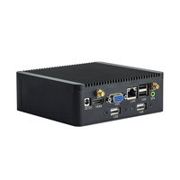 Mini PC Sin Ventilador 2026, 16GB RAM NANO1W con CPU N100, Gráficos Intel UHD, 2COM, Pantalla Dual HDMI 4K, M.2_SSD