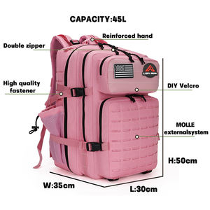 Mochila Táctica LUPU BL130 2026, Gran Capacidad 36-56L, Cierre de Cremallera Impermeable, Correa Geométrica, Estilo Oxford, Venta Caliente - Product Image 3