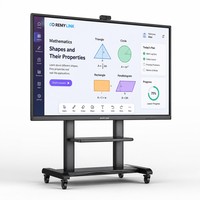Écran tactile interactif Android 13 de 65 pouces, écran plat 4K tout-en-un