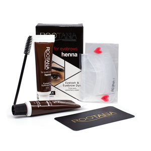 สีย้อมคิ้วแบบไฮบริดขายส่ง ชุดย้อมคิ้วไฮบริด สีย้อมคิ้วแบบไม่ใช้เฮนน่า ปลอดภัยจากสารสกัดจากพืช สีย้อมคิ้วแบบน้ำไฮบริด - Product Image 5