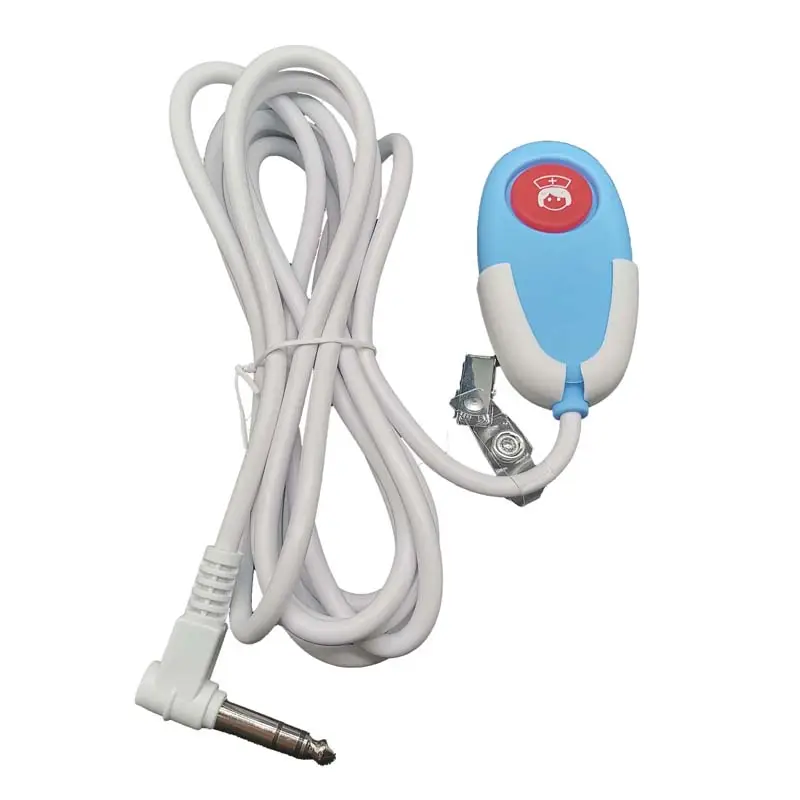 Red Button Nurse Emergency Call Pendant Cable For Nurse Call System