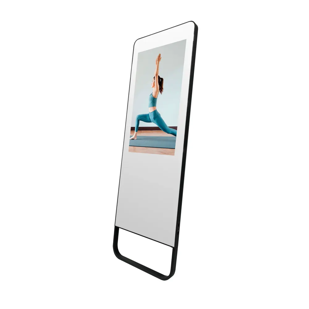 Yorumlar odası egzersiz cam ekran spor salonu duvar aynaları akıllı interaktif ev jimnastik salonu yorumlar spor ayna spor akıllı ayna