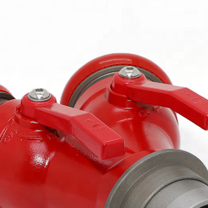 ตัวแยกน้ำดับเพลิงชนิด Y อลูมิเนียม XHYXFire แบบยืดหยุ่น สีแดง สำหรับเชื่อมต่อกับหน่วยดับเพลิง Machino ขนาด 8-20 บาร์ 1''-4'' - Product Image 4