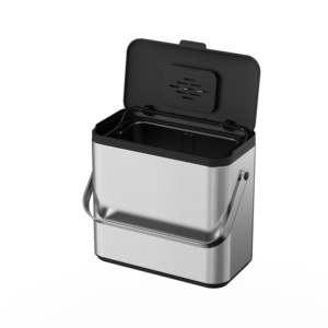 Büyük Kapasiteli Ev Tipi Mutfak Biyolojik Çöp Kovası Özel Renkler İç Mekan Masaüstü Duvara Monte Çöp Kovası Kapaklı Kompost Kovası - Product Image 5