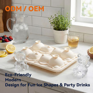 BPA-free <b>Tray</b>, Flexible Large Bear Mold, Easy-release <b>Silicone</b> Ice Cube <b>Tray</b> - Product Image 1